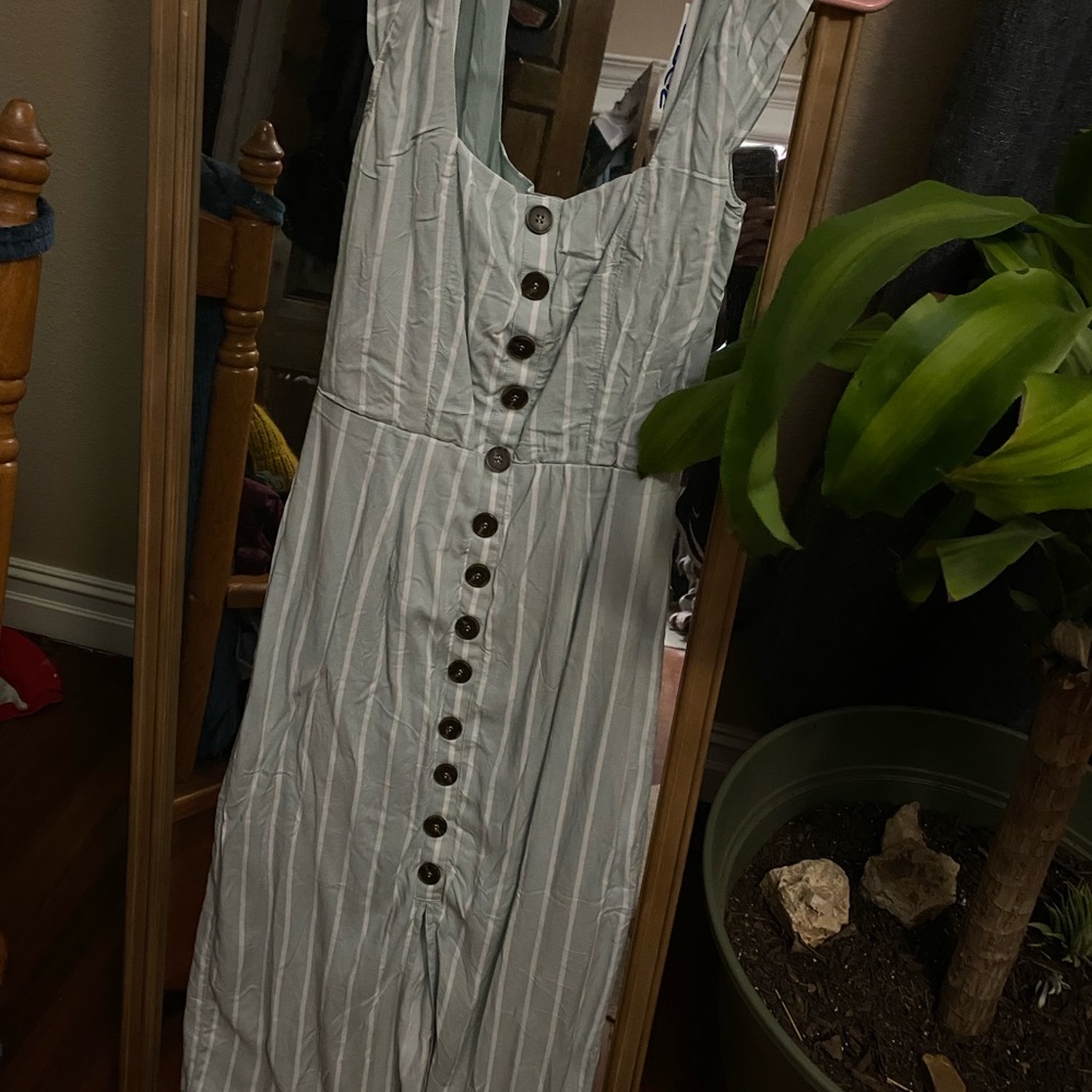 Long backless dress